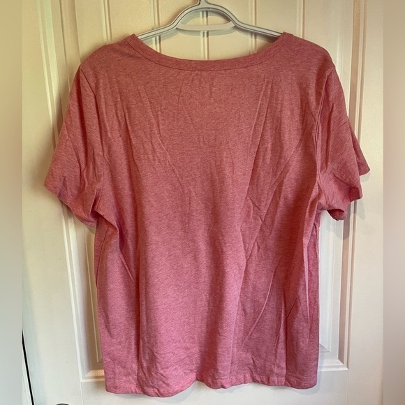 Nwot Candace Cameron Bure Pink V-Neck T-Shirt Top Medium - Picture 5 of 8